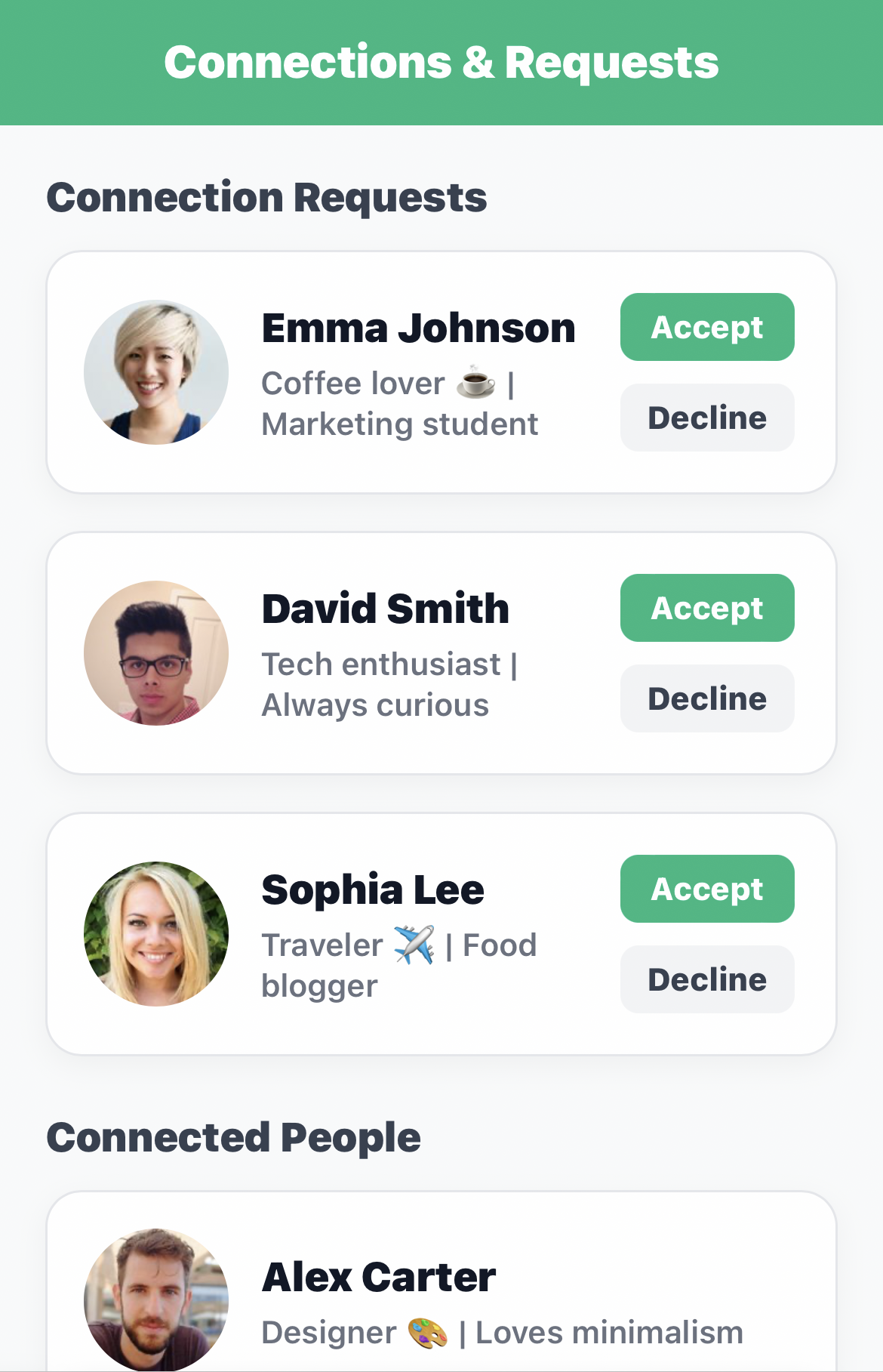 App mockup